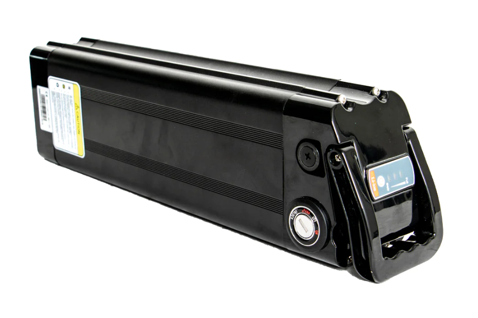 48V 15AH eBike Battery - Silver Fish/Seat Tube Style Battery