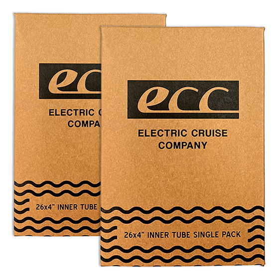 26x4 Fat Tire Self Sealing Bicycle Tube Schrader Valve Heavy Duty Black Rock Bikes USA