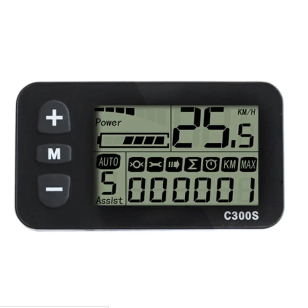 c300s e-bike display Bigstone C300s Black and White LCD Display