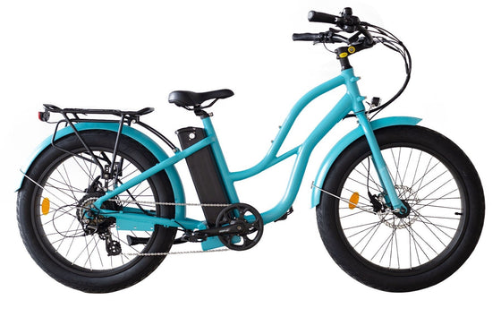 Island Breeze - Step Thru 24x3 - 52v Beach Cruiser Electric Bike