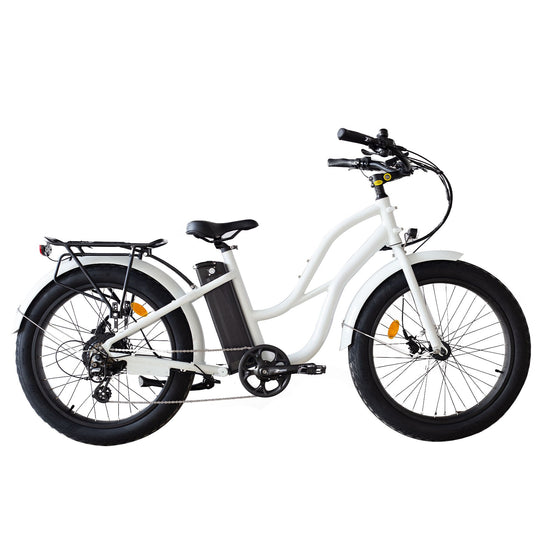 Island Breeze - Step Thru 24x3 - 52v Beach Cruiser Electric Bike